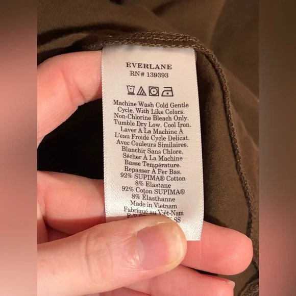 Everlane Brown Short Sleeve Shirt - Picture 6 of 7